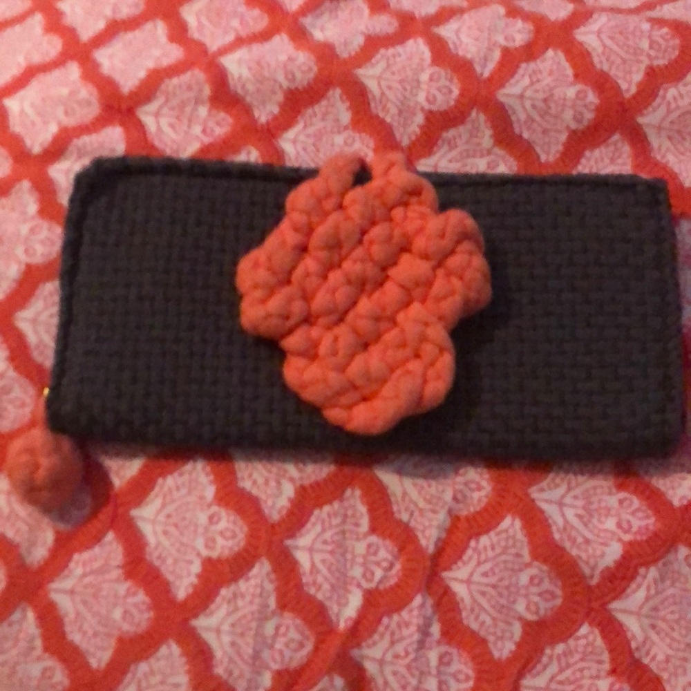 Aranaz Blue Knit Wallet